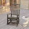 Flash Furniture Winston All-Weather Rocking Chair in Mahogany Faux Wood, 2PK 2-JJ-C14703-MHG-GG - alternate 4